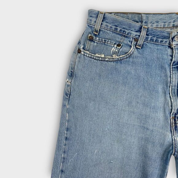 VINTAGE Levis Jeans Mens 36x32 Relaxed Straight Leg Distressed 90s Y2K Grunge - Picture 3 of 15